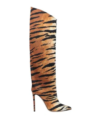 Alexandre Vauthier Knee Boots In Camel ModeSens