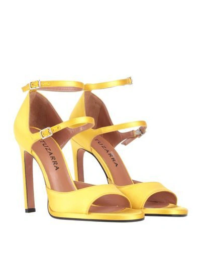 Shop Altuzarra Sandals In Yellow