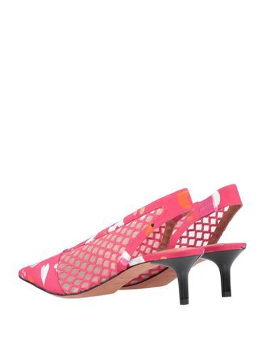 Shop Altuzarra Woman Pumps Fuchsia Size 6 Textile Fibers In Pink