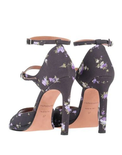 Shop Altuzarra Sandals In Dark Purple