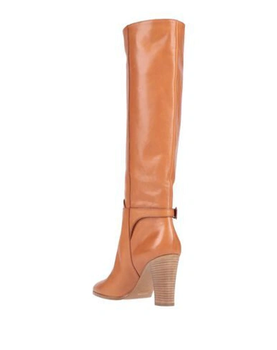 Shop Celine Boots In Tan