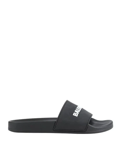 Shop Balenciaga Sandals In Black