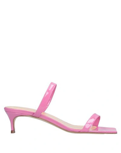 Shop By Far Sandals In Pink