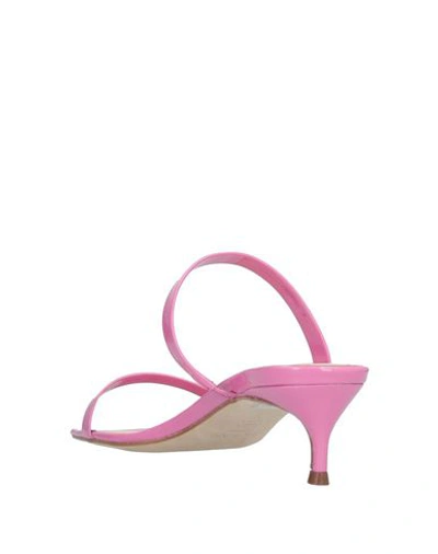 Shop By Far Sandals In Pink