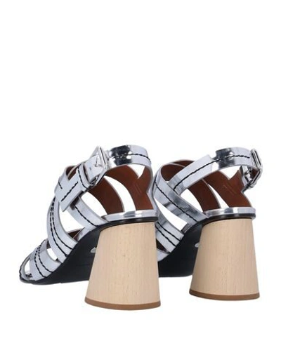 Shop Proenza Schouler Sandals In Silver