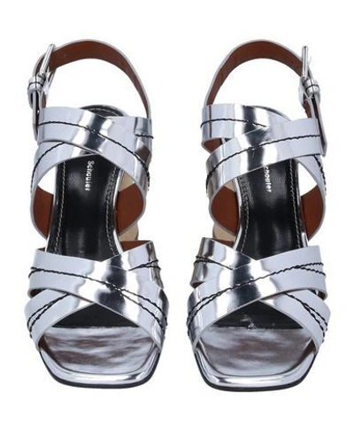 Shop Proenza Schouler Sandals In Silver