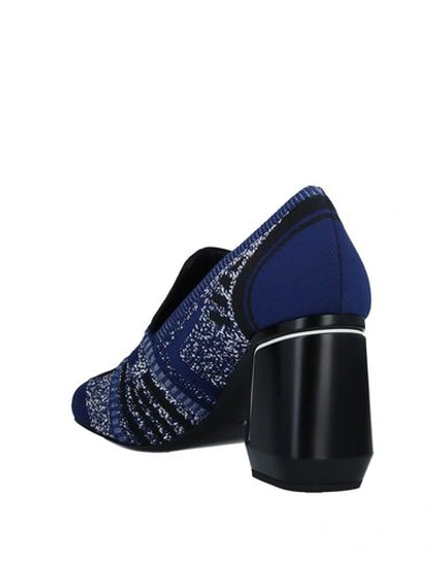 Shop Prada Loafers In Dark Blue