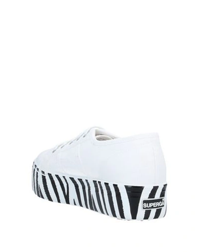 Shop Superga Woman Sneakers White Size 7.5 Textile Fibers