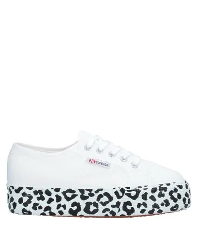 Shop Superga Woman Sneakers White Size 7.5 Textile Fibers