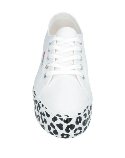 Superga Sneakers Fabric Leopard In White