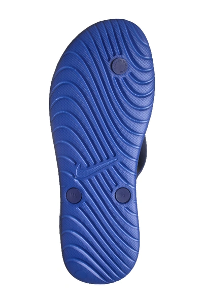 Shop Nike Solay Flip-flop In 402 Racblu/racblu