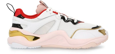 Shop Puma X Charlotte Olympia Cloud Trainers In White Rose
