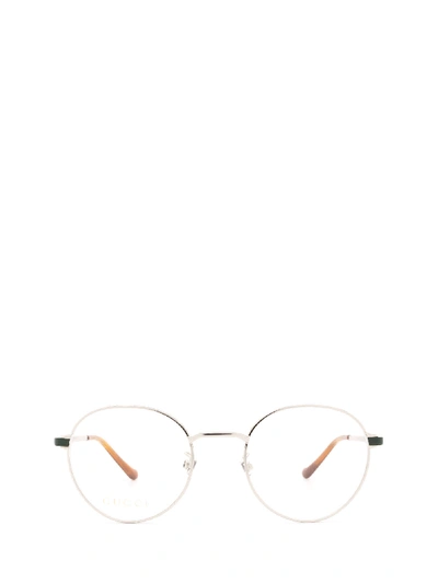 Shop Gucci Gg0581o Silver Glasses