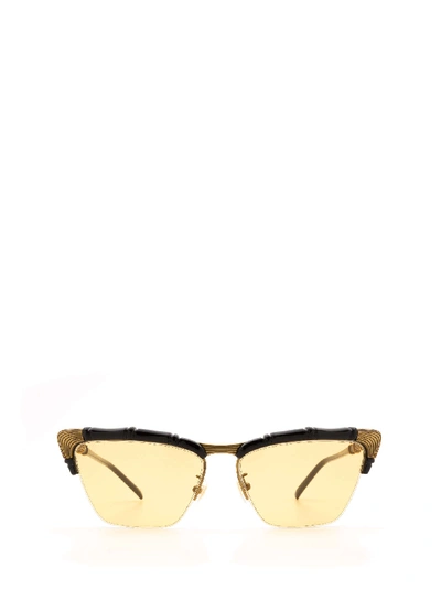 Shop Gucci Gg0660s Black Sunglasses In 2
