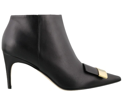 Shop Sergio Rossi Sr1 Ankle Boots In Black