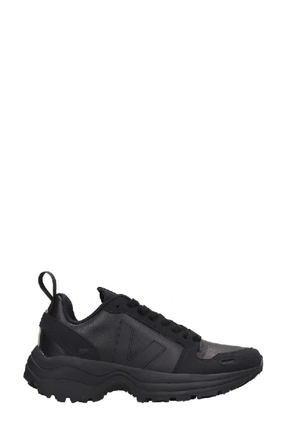Shop Veja Hiking Sneakers In Black Leather