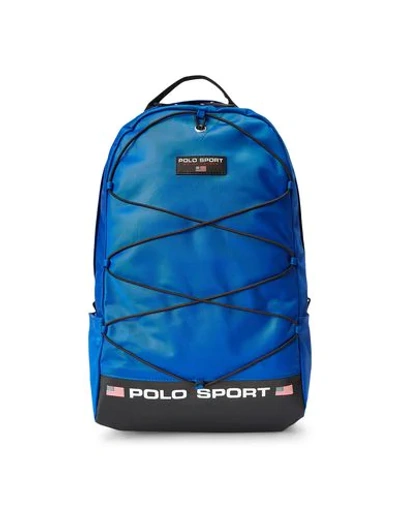 Shop Polo Ralph Lauren Backpacks & Fanny Packs In Bright Blue