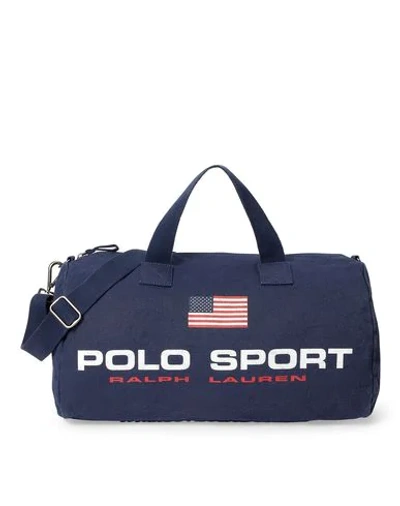 Shop Polo Ralph Lauren Travel & Duffel Bag In Dark Blue