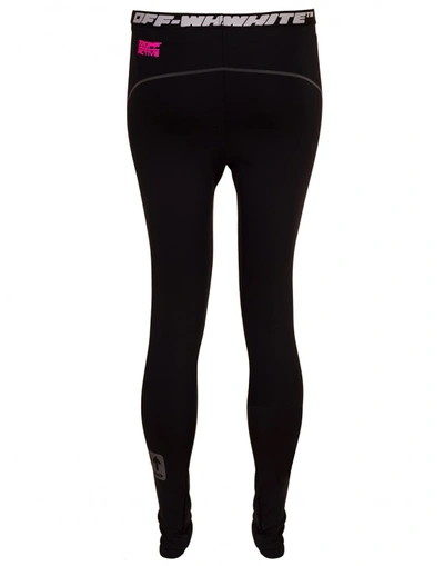 Shop Off-white Active Leggings In Blk-fuch