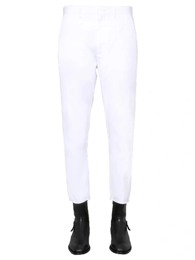 Shop Pence Baldo / V Trousers In Bianco