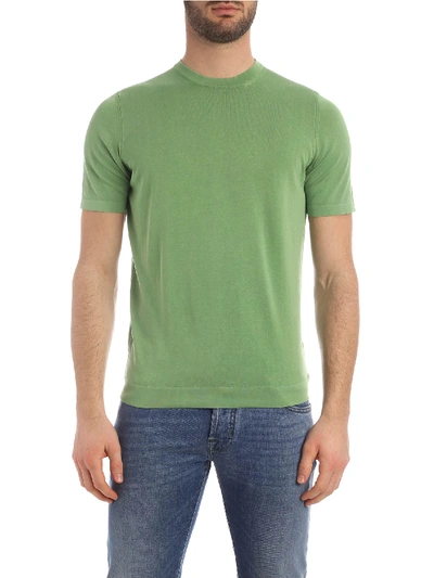 Shop Drumohr T-shirt Costina Frost In Green