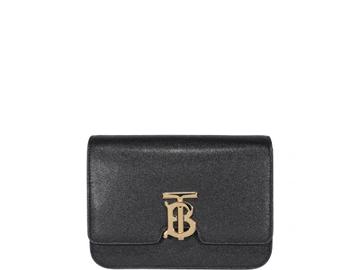 Shop Burberry Tb Small Bag In Black