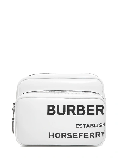 Shop Burberry Shoulder Bag In White