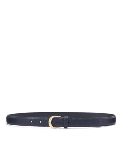 Shop Lauren Ralph Lauren Regular Belt In Dark Blue
