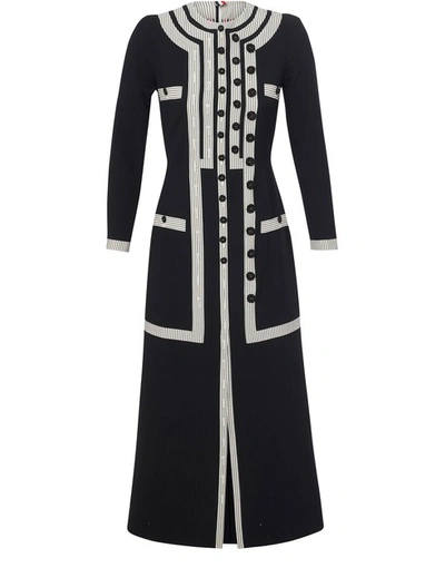 Shop Thom Browne Long Dress In Black