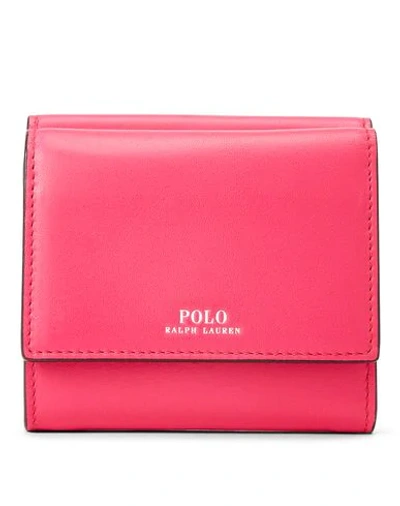 Shop Polo Ralph Lauren Wallets In Fuchsia