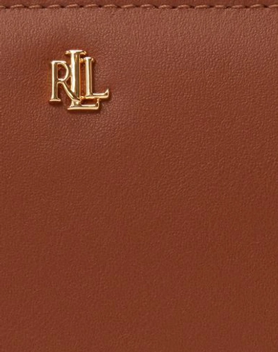 Shop Lauren Ralph Lauren Wallets In Brown