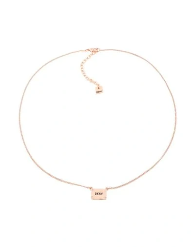 Shop Karl Lagerfeld Logo Plackard Woman Bracelet Copper Size - Brass, Swarovski Crystal In Orange