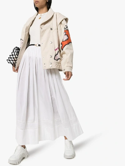 Shop Mimi Prober Salter Maxi Skirt In White