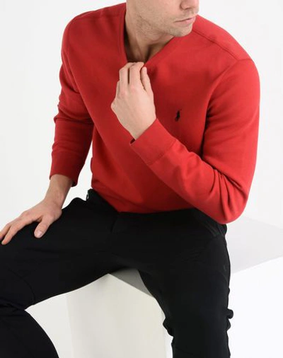 Shop Polo Ralph Lauren Sweatshirt In Red