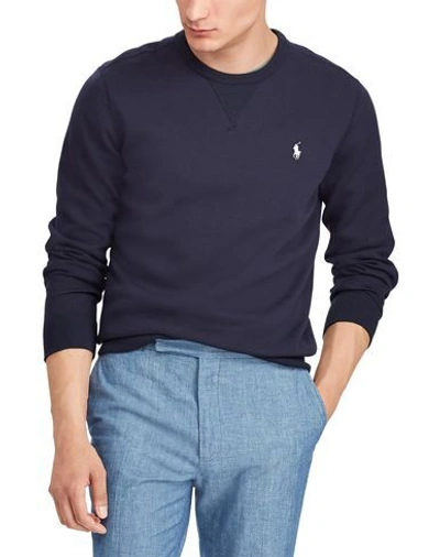 Shop Polo Ralph Lauren Sweatshirt In Blue
