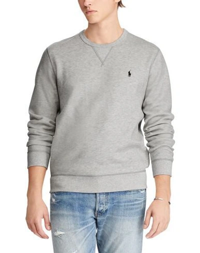 Shop Polo Ralph Lauren Sweatshirt In Light Grey