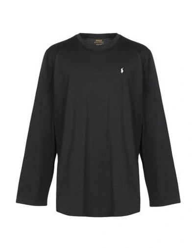 Shop Polo Ralph Lauren Man T-shirt Black Size S Cotton