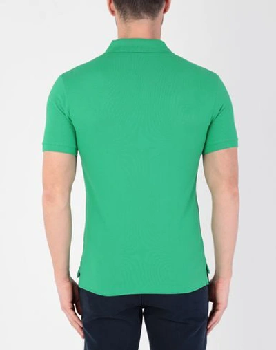 Shop Polo Ralph Lauren Polo Shirts In Green