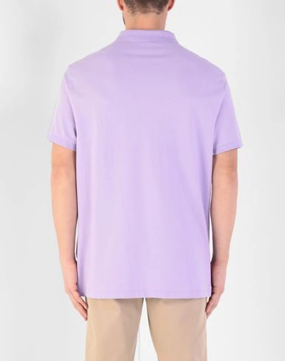 Shop Polo Ralph Lauren Polo Shirts In Lilac