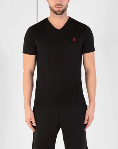 Shop Polo Ralph Lauren T-shirts In Black