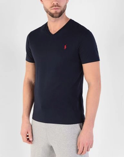 Shop Polo Ralph Lauren T-shirts In Dark Blue
