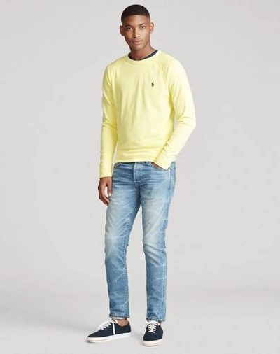 Shop Polo Ralph Lauren Sweatshirt In Yellow