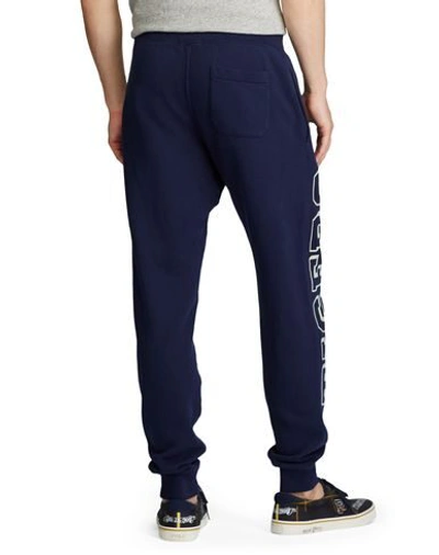 Shop Polo Ralph Lauren Casual Pants In Dark Blue