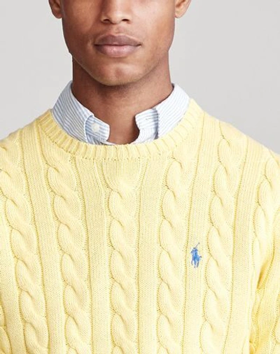 Shop Polo Ralph Lauren Sweater In Yellow