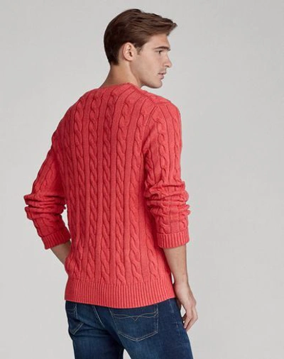 Shop Polo Ralph Lauren Sweaters In Coral