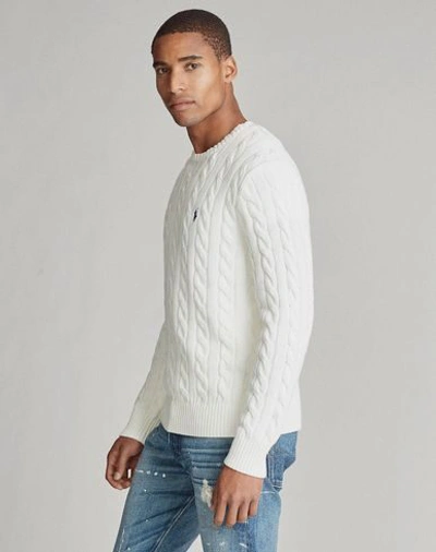 Shop Polo Ralph Lauren Sweater In White