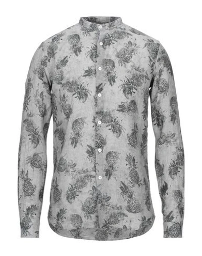 Shop Alessandro Gherardi Shirts In Grey