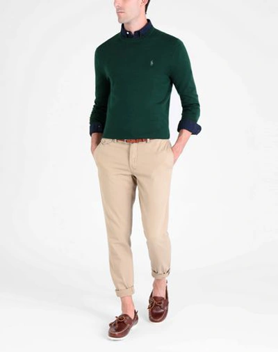 Shop Polo Ralph Lauren Sweater In Dark Green