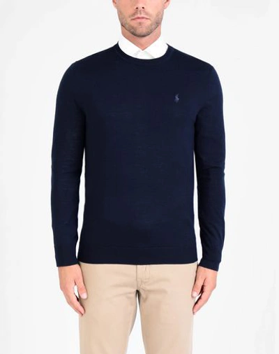 Shop Polo Ralph Lauren Sweater In Dark Blue