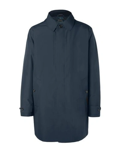Shop Polo Ralph Lauren Synthetic Down Jackets In Dark Blue